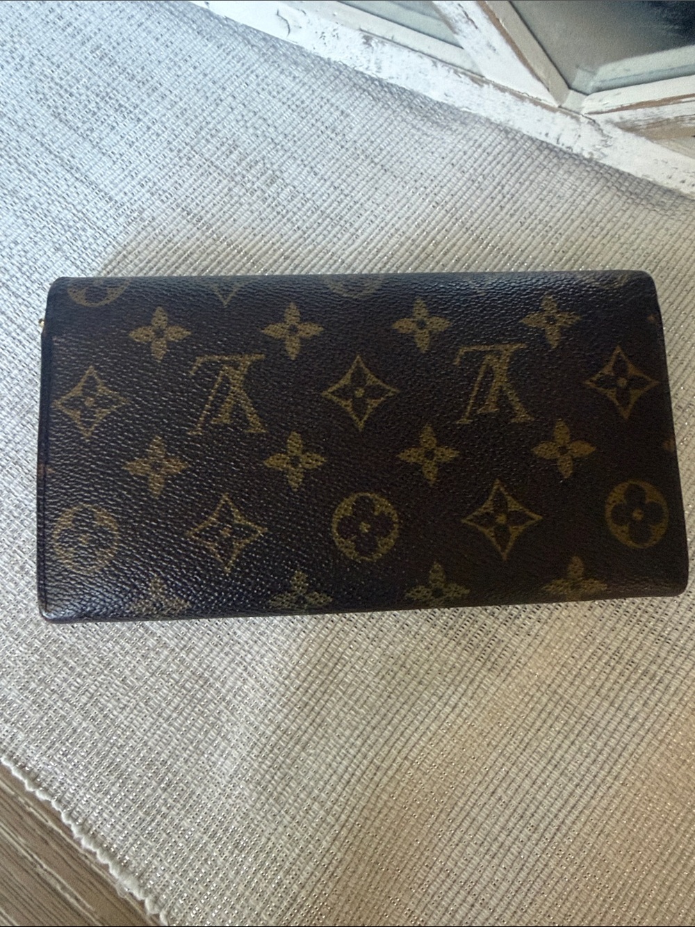 Louis Vuitton Monogram Canvas Continental Wallet in Brown and Gold - Picture 10 of 14